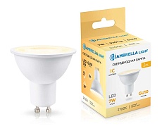 Светодиодная лампа Lens 38° MR16 7W 2700K Ambrella light Bulding 190713 2