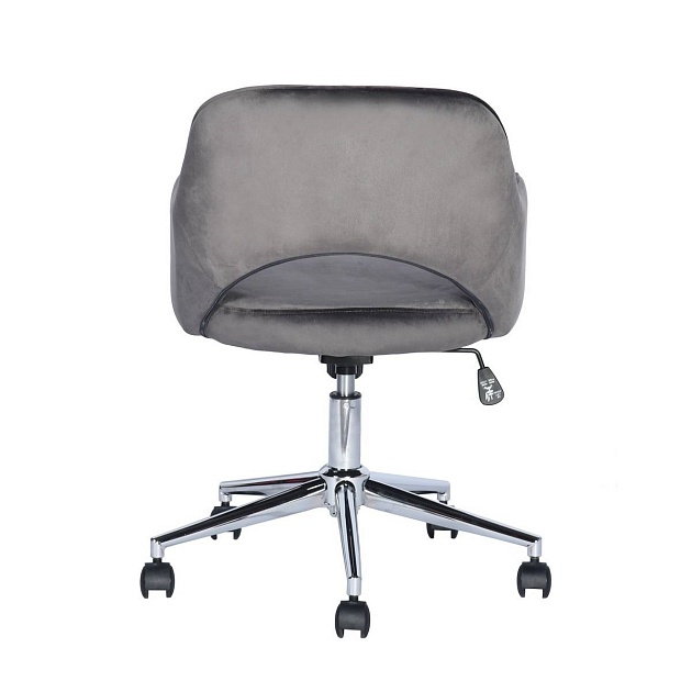 Офисное кресло Stool Group Кларк велюр серый CLARKSON GREY CHROME Фото № 2