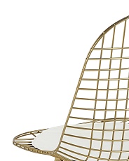 Кухонный стул Stool Group Eiffel золотой с белой подушкой AFR-18B-P1 GL/WH 4