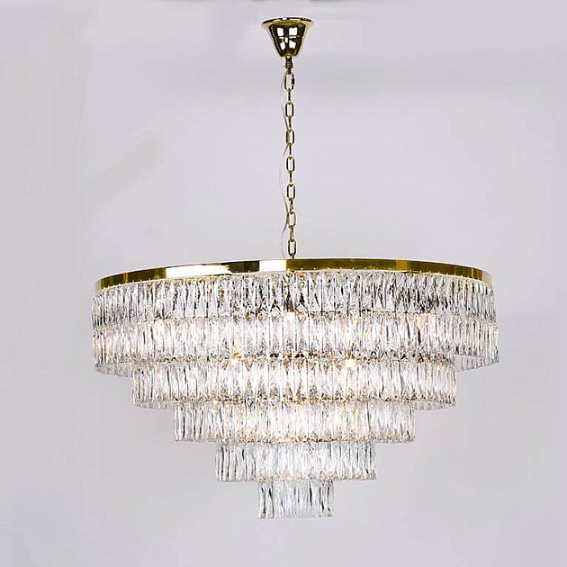 Подвесная люстра Newport 10129+37/C gold М0062141 Фото № 1
