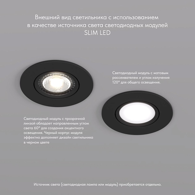 Встраиваемый светильник Denkirs Billum DK3020-BK Фото № 6