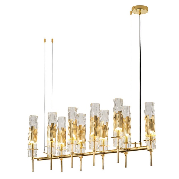 Подвесная люстра Crystal Lux Primavera SP10 Gold Фото № 3