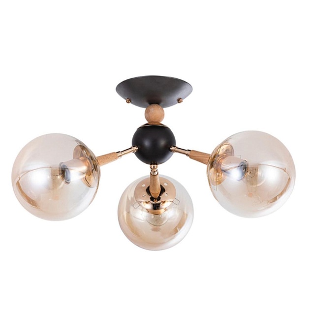 Потолочная люстра Arte Lamp Boston A4485PL-3BK Фото № 1