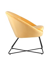 Кресло Stool Group Колумбия вельвет оранжевый DOUMBIA HLR-22 2