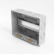 Бокс настенный Stekker EBX50-1/08-65 8 модулей, пластик, IP65 39190 3