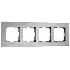 Рамка Werkel AluMax на 4 поста алюминий W0043506 4690389204098