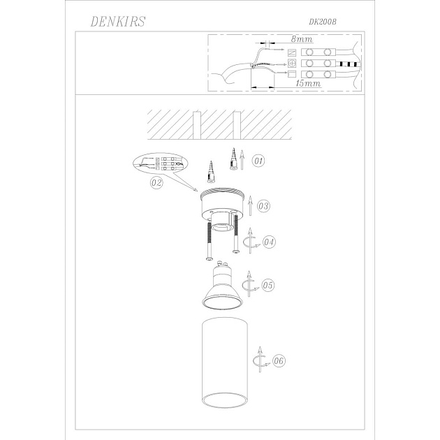 Точечный светильник Denkirs Ikast DK2008-WH Фото № 2