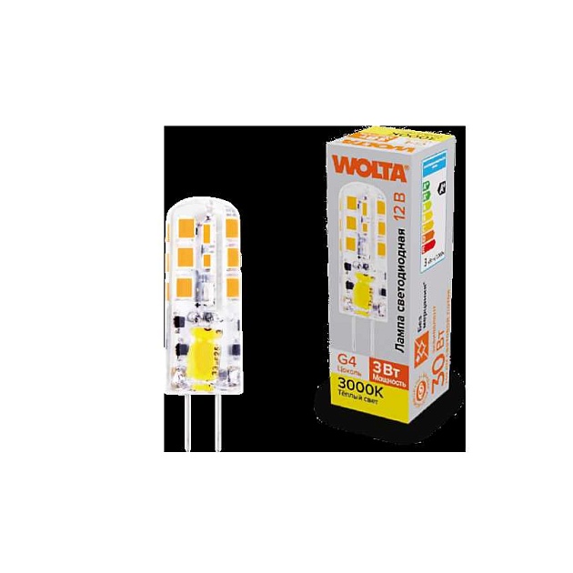 Светодиодная лампа WOLTA WSTD-JC-12V3W3KG4-S изображение 1 Светодиодная лампа WOLTA WSTD-JC-12V3W3KG4-S Фото № 1