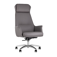 Кресло руководителя TopChairs Viking серое A025 DL001-22