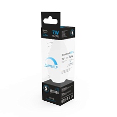 Лампа светодиодная Gauss E14 6.5W 6500K матовая 103101307 1