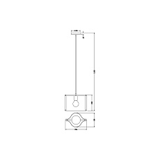 Подвесной светильник Vele Luce Cross VL5272P01 3