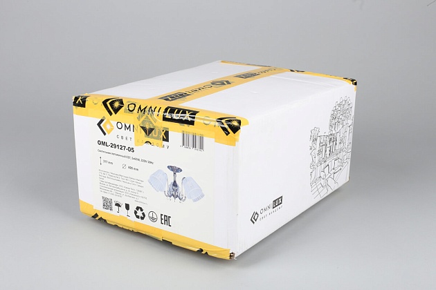 Потолочная люстра Omnilux Leonessa OML-29127-05 изображение 6 Потолочная люстра Omnilux Leonessa OML-29127-05 Фото № 6
