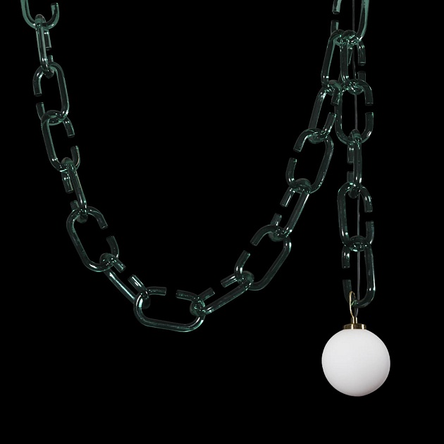 Подвесной светильник Loft IT Chain 10128C Green Фото № 3