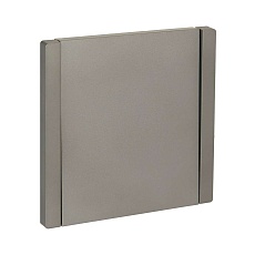 FORTE&PIANO Выключатель 1-клавишный 10А FP501 сталь IEK FP-V10-0-10-1-K46