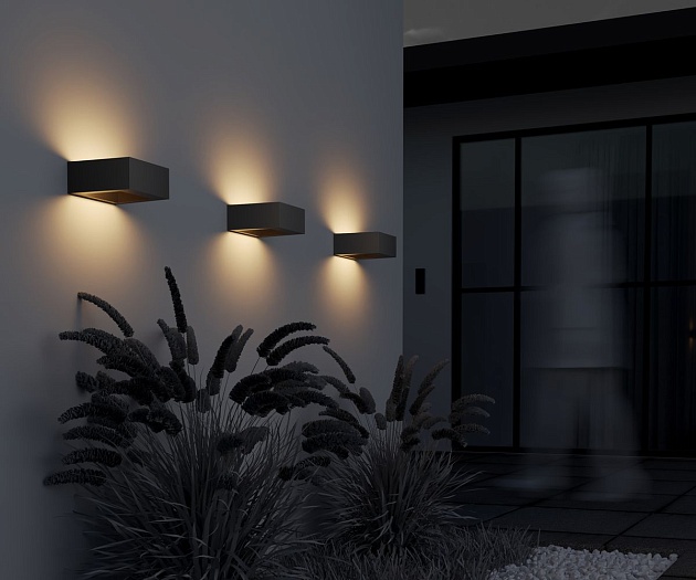 Уличный настенный светодиодный светильник Maytoni Cont O464WL-L18GF3K Фото № 8