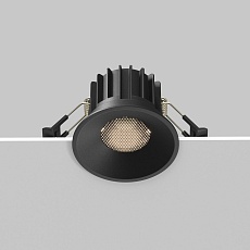 Встраиваемый светодиодный светильник Maytoni Technical Round DL058-12W-DTW-B 5