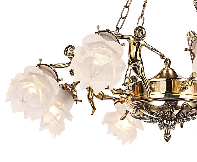 Подвесная люстра Lumien Hall Эльза H17050/8COP Фото № 2