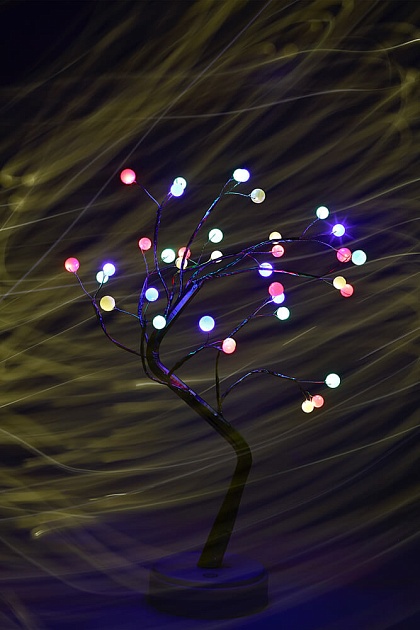 Светодиодная новогодняя фигура ЭРА ЕGNID - 36M дерево с разноцветными жемчужинами 36 LED Б0051948 фото 19