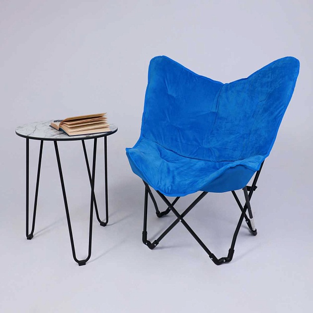 Складной стул AksHome Maggy синий, ткань 86923 фото 3