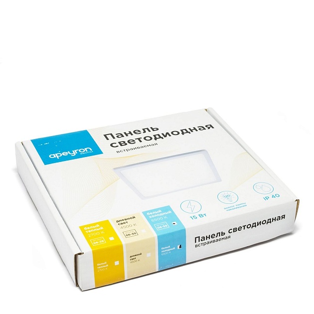 Встраиваемая светодиодная панель Apeyron 06-59 Фото № 4