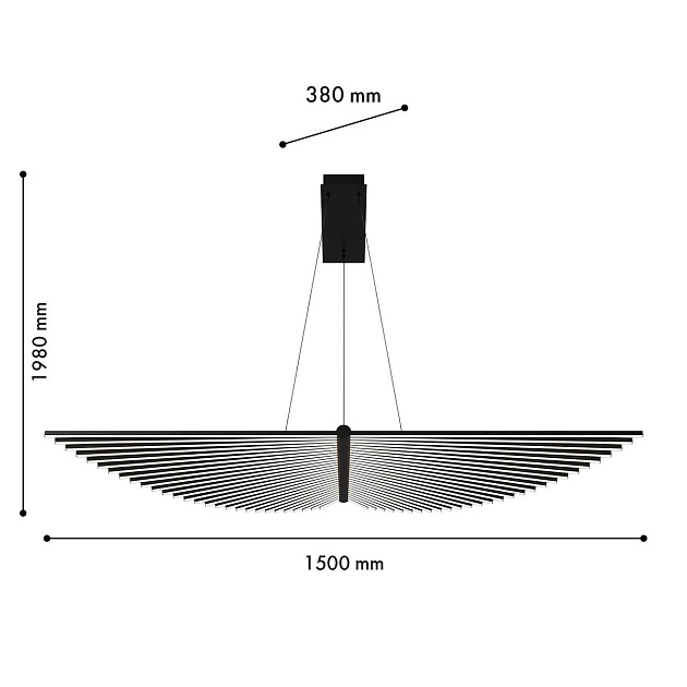 Подвесной светодиодный светильник Favourite Vingar 4381-1P Фото № 2