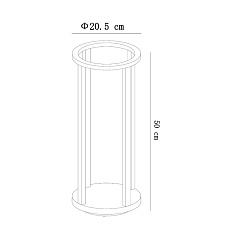 Уличный светодиодный светильник Arte Lamp Hassaleh A3370PA-1BK 1