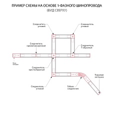 Шинопровод однофазные встраиваемый Elektrostandard Track Rail WH Recessed 85083/00 a057097 1