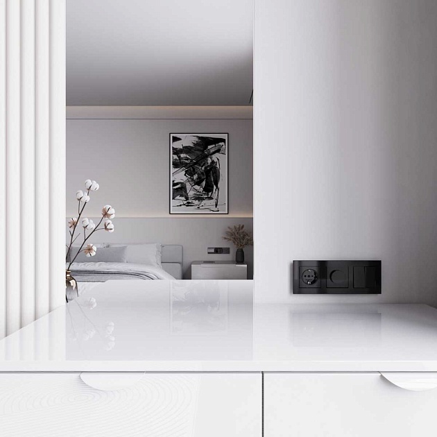 Диммер Werkel черный акрил W1142048 4690389197697 Фото № 2