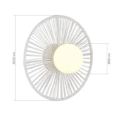 Настенный светильник Evoluce LOOM SLE6022-501-01 3