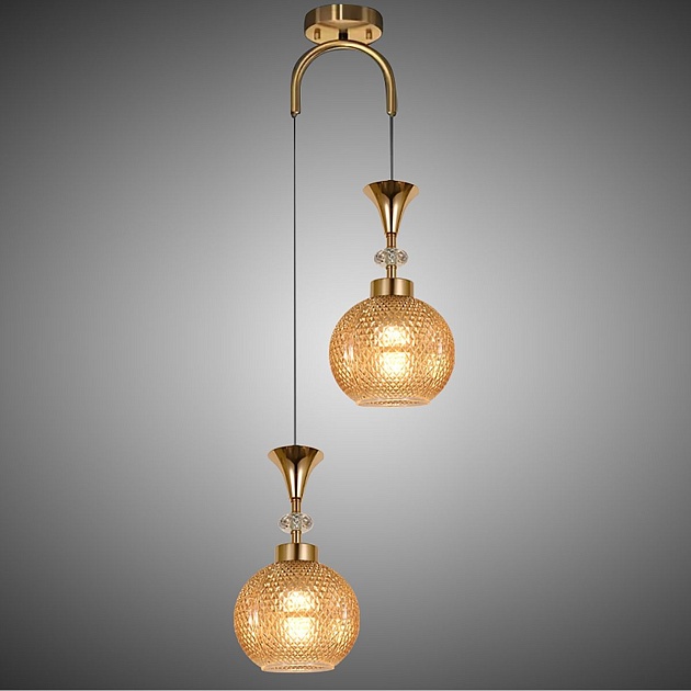 Подвесной светильник Reluce 02001-0.9-02 Amber Фото № 3