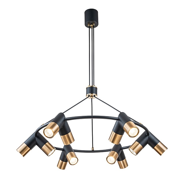 Подвесная люстра Indigo Doppio 11036/12P Black V000455 Фото № 1