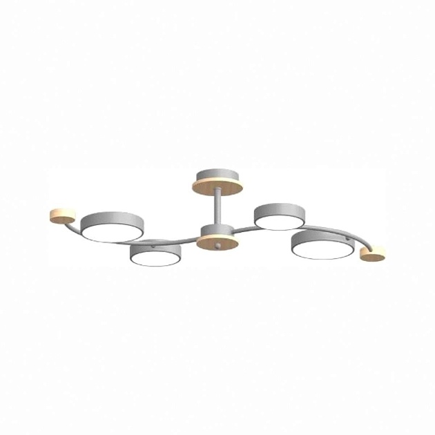 Потолочный cветильник LED4U L3206-800 GR Фото № 1