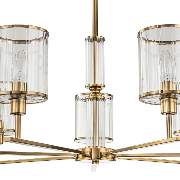 Подвесная люстра Indigo Dante 13022/7R Brass V000410 Фото № 2