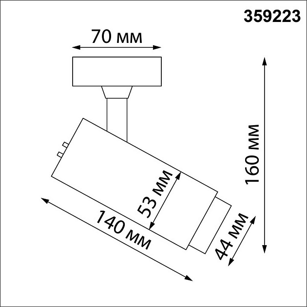 Потолочный накладной светильник Novotech NAIL 359223 Фото № 3