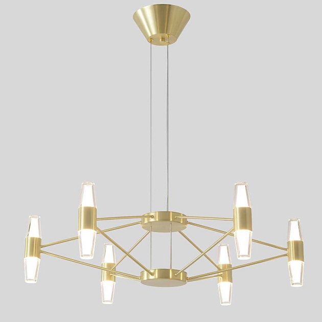 Подвесная люстра Crystal Lux DOROTEA SP6 GOLD изображение 1 Подвесная люстра Crystal Lux DOROTEA SP6 GOLD Фото № 1