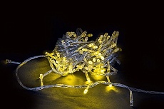 Cветодиодная гирлянда Sneha нить 230V теплый белый 8 режимов A-001 LED WW