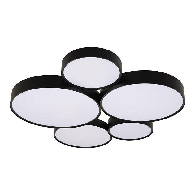 Потолочная светодиодная люстра Loft IT Drum 10218 Black Фото № 3