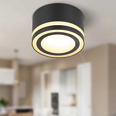 Светильник встраиваемый ЭРА DK113 BK под лампу GX53 черный Б0059788 2