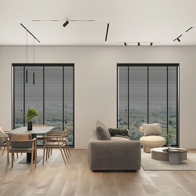 Трековый светодиодный светильник Denkirs Simple Linear DK8114-BK изображение 3 Трековый светодиодный светильник Denkirs Simple Linear DK8114-BK Фото № 3