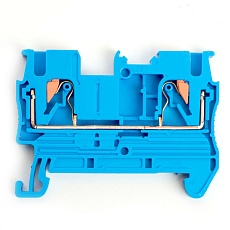 Зажим пружинный, 2-проводной проходной ЗНИ - 2,5 ,JXB PT 2,5, серый LD572-2-25 49249 2