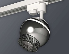 Комплект трекового светильника Ambrella light Track System XT1104002 PSL/BK серебро полированное/тонированный (A2520, C1104, N7192) 1