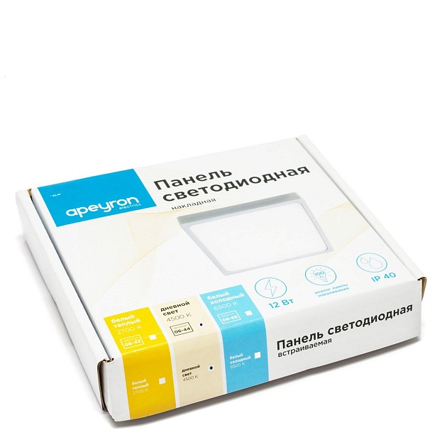 Накладная светодиодная панель Apeyron 06-44 Фото № 4