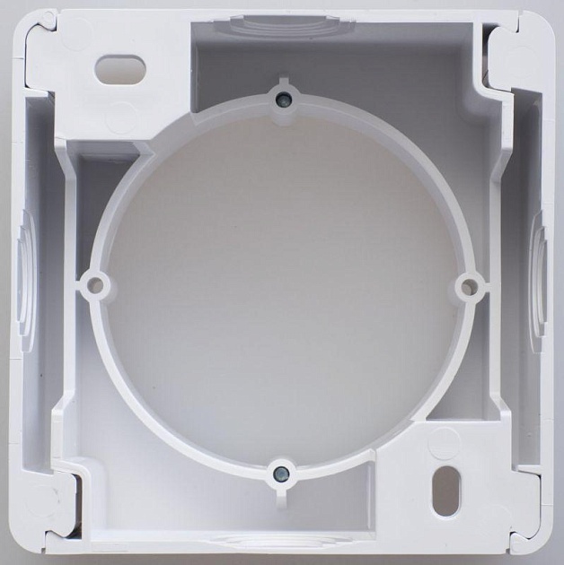 Коробка для наружного монтажа Schneider Electric Glossa белая GSL000100 фото 