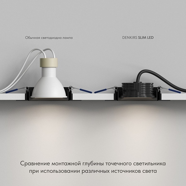 Светодиодный модуль Denkirs Slim Led DK3000-7W-BK Фото № 5
