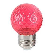 Лампа светодиодная Feron E27 1W красная LB-385 52164 5