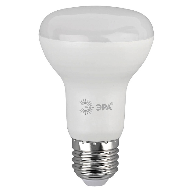 Лампа светодиодная ЭРА E27 8W 6500K матовая LED R63-8W-865-E27 R Б0045336 фото 