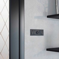 Набор клавиш Werkel Hammer для выключателя трехклавишного черный W1239008 4690389162688 1