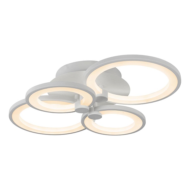 Потолочная светодиодная люстра iLedex Ring A001/4 WH изображение 4 Потолочная светодиодная люстра iLedex Ring A001/4 WH Фото № 4