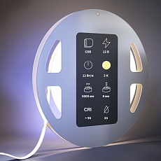 Светодиодная лента Maytoni 12W/m 384LED/m COB теплый белый 5M 201075 1