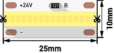 Светодиодная влагозащищенная лента DesignLed 14W/m 640LED/m FOBSMD нейтральный белый 5M 005697 1